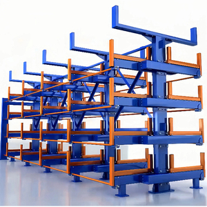 Heavy Duty Steel Cantilever <strong>Rack</strong> with Electric Motorized Telescopic Arms Adjustable <strong>Pipe</strong> Tube Storage <strong>System</strong> - Product Image 2