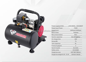 Compresseur d'air 750W/1450W/3000W sans huile, silencieux, portable, refroidi par air, 220V/110V pour la réparation automobile et le gonflage des pneus - Product Image 6