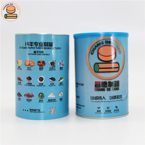 Dễ Dàng Mở Nắp Thiếc Thực Phẩm Bao Bì Giấy Tròn Có Thể Cho Trà/Bột Yến Mạch - Product Image 6