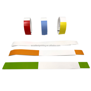 Personalized Logo Color Bracelet Thermal Wrist Band Patient Identification Soft Material Thermal Paper Wristband