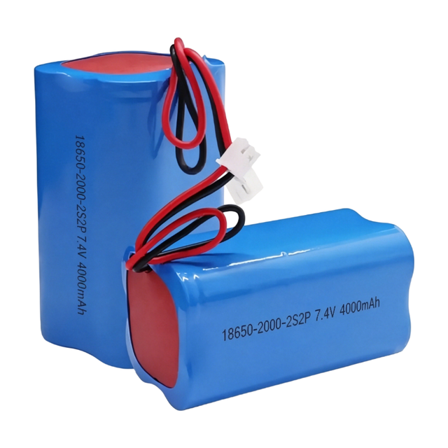 Custom Size 18650 Cylindrical Cell 2S2P 7.4V 4Ah 4.4Ah 5Ah 5.2Ah 6Ah 6.8Ah Li-Ion Battery Pack for Portable Mobile Power Station