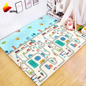 Tapis de <span class=keywords><strong>jeu</strong></span> pliable pour bébé, grand tapis de <span class=keywords><strong>jeu</strong></span> en mousse souple, réversible, imperméable et rembourré, pour bébé fille - Product Image 2