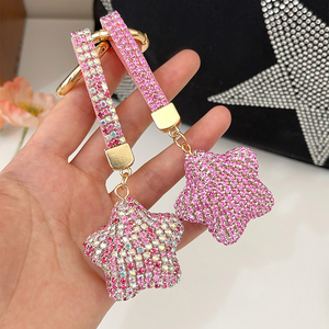 <span class=keywords><strong>2025</strong></span> Hợp Thời Trang Lấp Lánh Rhinestone Hình Ngôi Sao Móc Chìa Khóa Hợp Kim Thời Trang Phim Hoạt Hình Phong Cách Cho Túi Trang Trí Và Quà Tặng Cho - Product Image 3