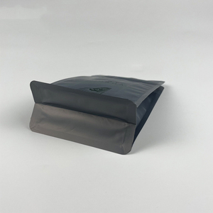 Bolsa de aluminio con logotipo personalizado impreso, embalaje de café, mylar, fondo plano - Product Image 3