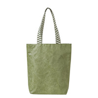 Sac à bandoulière en papier DuPont personnalisable grande capacité, style rétro, imperméable et robuste pour tous les jours