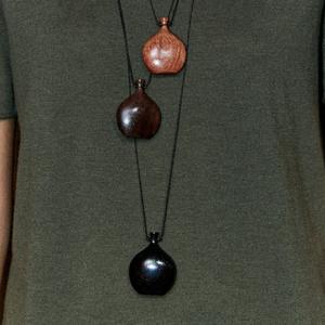 Collar con Colgante de Madera, Cadena Larga, Piedra Natural, Joyería de Moda para Mujer, Estilo Étnico 2026 - Product Image 5