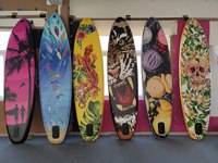 Tabla de Paddle Surf Inflable Personalizada de Doble Capa con Textura de Fibra de Carbono de 11 Pies, Fabricada en Weihai