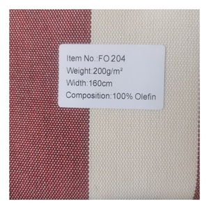 <span class=keywords><strong>Tissu</strong></span> 100% oléfine imperméable - Résistance à la décoloration de 4 à 6 grades, protection <span class=keywords><strong>UV</strong></span> - Personnalisable pour parasols/auvents - Product Image 2