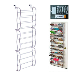 Stock suffisant : 36 paires de range-chaussures à suspendre sur la porte, DIY, 12 niveaux - Product Image 1