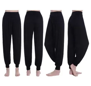 Bestdance mujeres harén pantalones largos Yoga danza del vientre Boho Casual amplia Pantalones