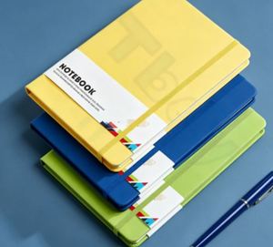 Nouveau Cadeau - Carnet en Cuir A4, A5, A6 avec Logo Gaufré, Pages Pointillées, Fermeture Élastique pour Entreprise - Product Image 4