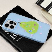 Coque de téléphone souple en gelée de fruits Manga créative, adaptée à l'iPhone 16 15 14 13 12 11 Pro Max, sensation de peau, anti-chute