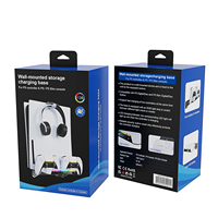 Base de chargement rapide de stockage mural RGB Lights pour console PS5 Pro