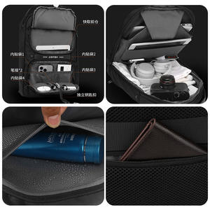 Sac à dos professionnel We Power 20-35L en nylon imperméable pour homme, idéal pour le sport et les activités de plein air, sacoche pour ordinateur portable, couleur unie, Hiver 2025 - Product Image 3