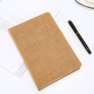 Diario de Tapa Dura con Cubierta de Tela de Lino, Impresión de Serigrafía Personalizada al por Mayor, con Logotipo Personalizado - Product Image 4