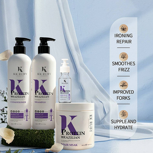 Kit Professionnel de Traitement Capillaire Lissant à la Kératine Brésilienne et Shampoing Anti-Pelliculaire à la Kératine pour Salon de Coiffure – Fabrication OEM - Product Image 3