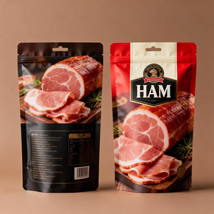 Bolsa <span class=keywords><strong>de</strong></span> Plástico al Vacío Doypack con Impresión Personalizada para Envasar Alimentos Congelados, Dumplings, Carne, Jamón - Product Image 3