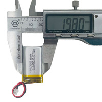Personnalisé 752535 650mah petite batterie au lithium polymère batterie lipo 3.7V pour montre intelligente