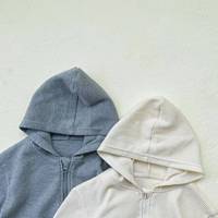 Prix d'usine – Nouveaux ensembles de vêtements unisexes 2 pièces pour bébés et tout-petits, tenues de printemps à manches longues, sweat-shirt et t-shirt 100 % coton