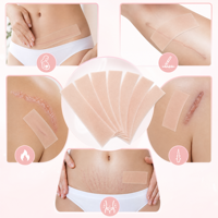 Feuilles de traitement des cicatrices en silicone |   Hypoallergénique, auto-adhésif, certifié ISO13485, classe 4, 15 cm, pour brûlures, césarienne, post-chirurgie