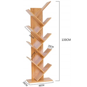Bán Buôn Chất Lượng Cao Tree Shaped Gỗ Hiện Đại Kệ Sách Kệ Sách Kệ Giá Rẻ Tree Kệ Sách - Product Image 5