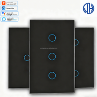 Interrupteur mural intelligent Wifi, certifié EMC, produits pour maison intelligente, télécommande sans fil, Alexa, électrique, 2 voies