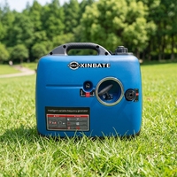 Générateur d'électricité à essence à inverseur super silencieux 2000W 4 temps, démarrage électrique, 50Hz, alimentation portable pour la maison et le camping