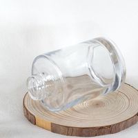 Bouteille en verre de diffuseur de parfum de roseau de 120ml, bouchons en plastique noirs, bouteille de diffuseur de parfum