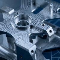 Composants de cadre de précision en alliage d'aluminium usinés sur commande par CNC 5 axes pour applications industrielles