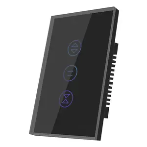 Interruptor táctil inteligente para puerta enrollable, Control remoto por WIFI, Tuya Smart Life, 2000W, con voz de Alexa y Google Home