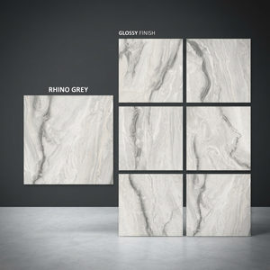 Calacatta Gold 800x800mm Matte Glazed Porcelain Marble Look <b>Tiles</b> For Premium Interior Flooring - Product Image 2