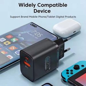 Chargeur mural rapide à double port USB Type-C PD QC3.0 et 4.0, adaptateur de charge rapide 40W pour smartphones - Product Image 6