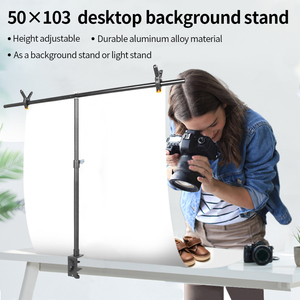Adjustable Small Desk T-shaped Tripod Stand Photography Support System <strong>Photo</strong> Studio Background Backdrop - Product Image 2