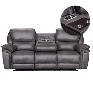 Moderner Stil 3 2 1 Liege sofa Set Liege sofa Stuhl Elektrischer Liegestuhl Leder Motion Sofa für Zuhause