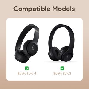 Étui pour écouteurs Beats <span class=keywords><strong>Solo3</strong></span> / Solo 4, sac de rangement rigide portable pour voyage (noir) - Product Image 2