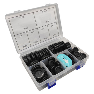 66 cái hai mặt vòng cao su grommets Kit lỗ rắn cắm grommets loại cho con dấu - Product Image 2