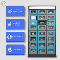 Casillero inteligente para entrega de alimentos, máquina vendedora de pizzas, casillero inteligente para alimentos, casilleros expendedores