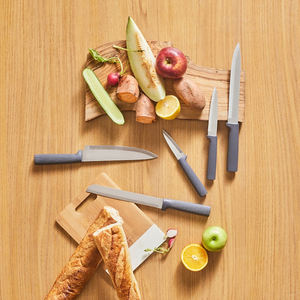 <span class=keywords><strong>Karaca</strong></span> Massimo Premium Juego de Cuchillos de Cocina Antracita de 6 Piezas Incluye Cuchillo y Bloque de Chef - Product Image 6