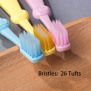 Cepillo de dientes para niños, cerdas suaves, cabezal pequeño, 13 cm, manual, para uso doméstico - Product Image 2