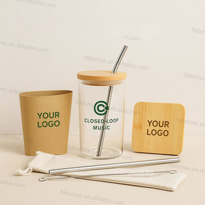 Coffrets cadeaux créatifs et articles réutilisables avec couverts pliants Boîte à lunch Tasse et fourre-tout réutilisables pour les promotions des festivals alimentaires - Product Image 1