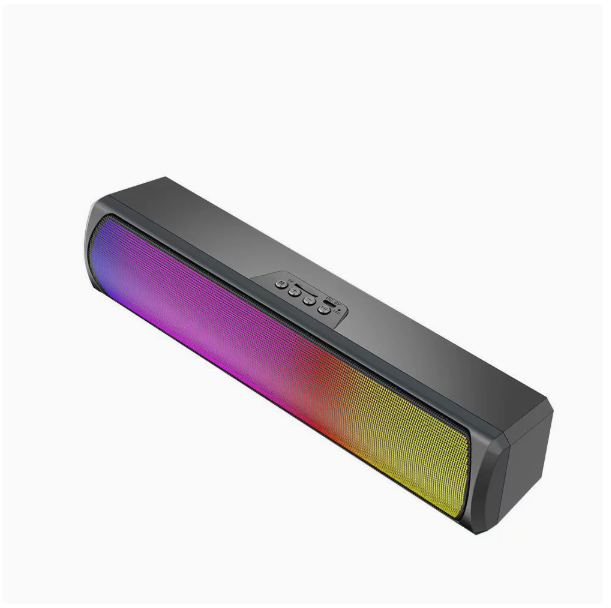 Cross-border Soundbar Q4 Speaker with RGB Lights, Gaming Speaker, Long Battery Life, High Volume Desktop Speaker