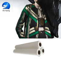 Rouleau de papier de sublimation par transfert thermique imprimé à Guangzhou ou papier de sublimation 50g 70g 90g 100g