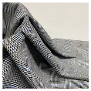 Dokuma TR iplik kumaş boyalı viskon/polyester giysi kumaşı