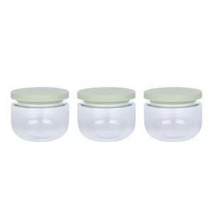 Luxury Empty Stock Cosmetic Jar 250ml Grey HDPE Wide Mouth Screw <b>Top</b> Skin Care Body Cream Packaging Containers - Product Image 2