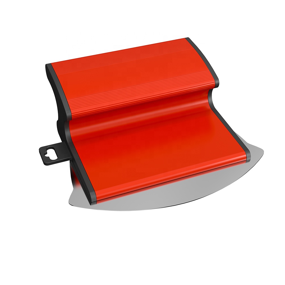 Industrial-Grade DIY Levelling Scraper Net Red Aluminum Alloy Stainless Steel Putty Knife Wall Surface Ground Levelling Tool
