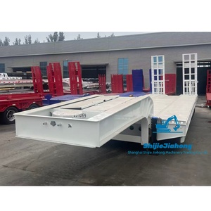 Remolque Extensible Sinotruck 50-80t Cimc HOWO para Transporte de Bulldozers Ligeros/Pesados - Product Image 1