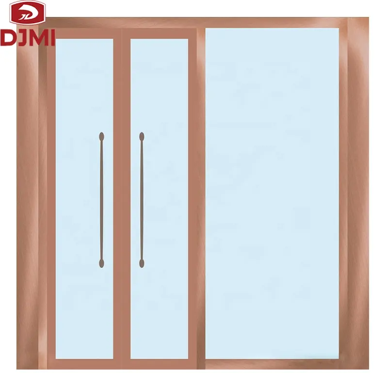 Venta caliente Swing puertas correderas paneles moderno Simple diseños de vidrio de oficina garaje con puerta peatonal