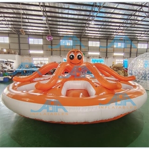 Crazy aqua ROCKET-asiento inflable giratorio de grado comercial para máximo 8 personas, tubo de remolque para esquí acuático, nuevo - Product Image 2