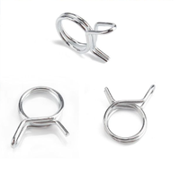 Colliers de serrage à double fil en acier inoxydable pour motos, bateaux, voitures, VTT - Tailles personnalisées OEM, finition polie