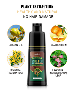 Private Label Natural 100% Argan Oil Ingredients <strong>Hair</strong> Color Shampoo Quickly <strong>Dye</strong> and Repair <strong>Hair</strong> - Product Image 4